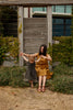 Anna dress - Golden blur