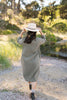 Duster jacket - Sage green linen