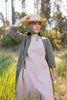 Duster jacket - Sage green linen