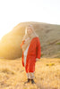 Duster jacket - Red linen