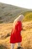 Duster jacket - Red linen