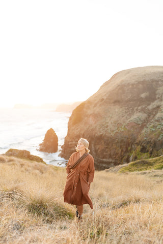 Sonny dress jacket - Amber linen