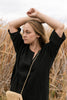 Fiona dress - Black linen