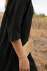 Fiona dress - Black linen