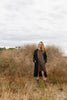 Duster jacket - Black linen