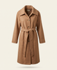 Wool Duster Coat  - caramel wool