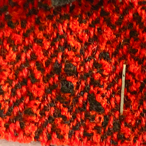 Wool Duster Coat  - Red tweed