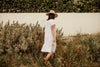 Pollyanna dress - White linen