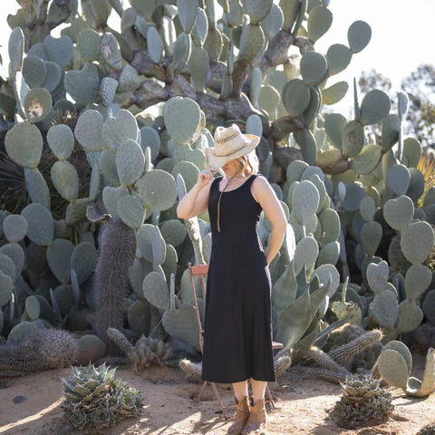 Katia linen dress - Black